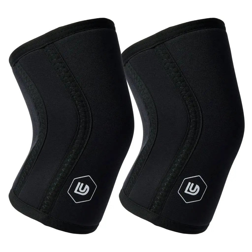 Knee Sleeves 7Mm Zwart | Doubleunders®